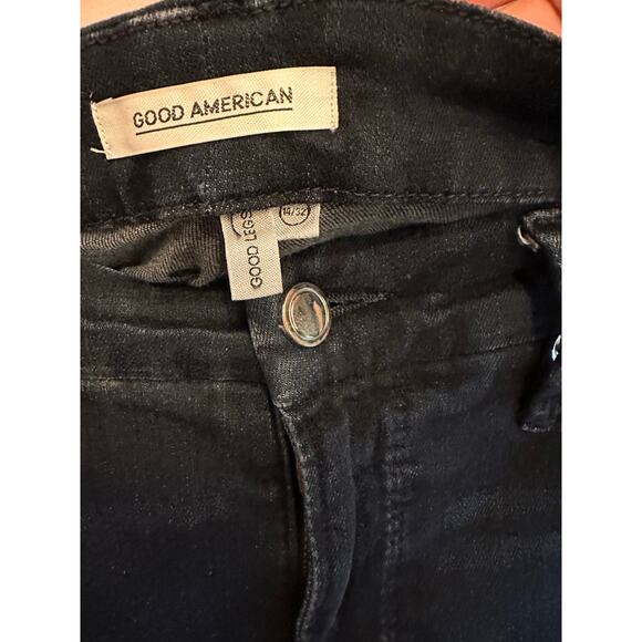 Good American Good Legs Dark Wash Stretch Skinny Jeans 14/32 - Picture 4 of 6